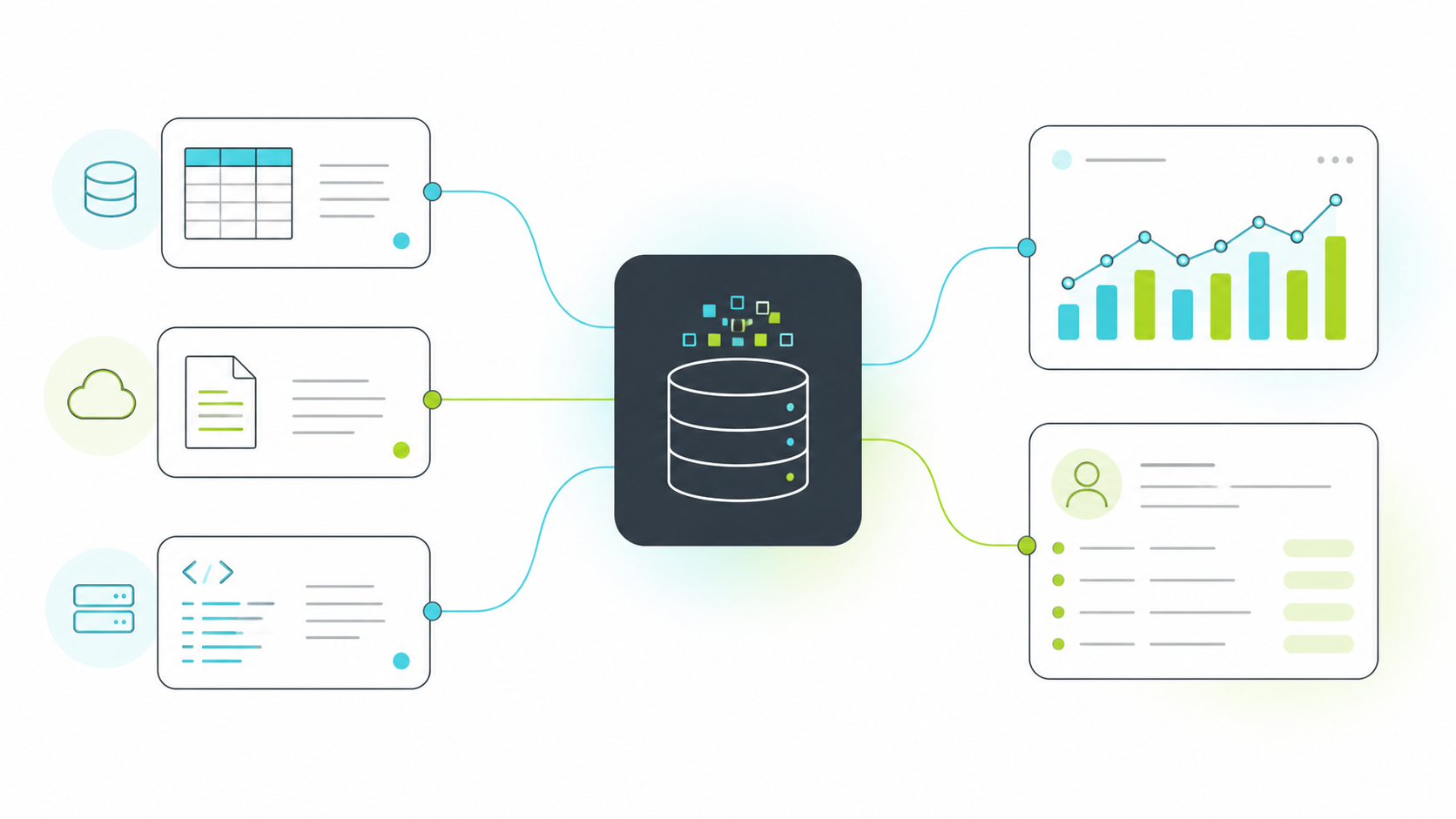 BigQuery分析基盤を表現したイメージ